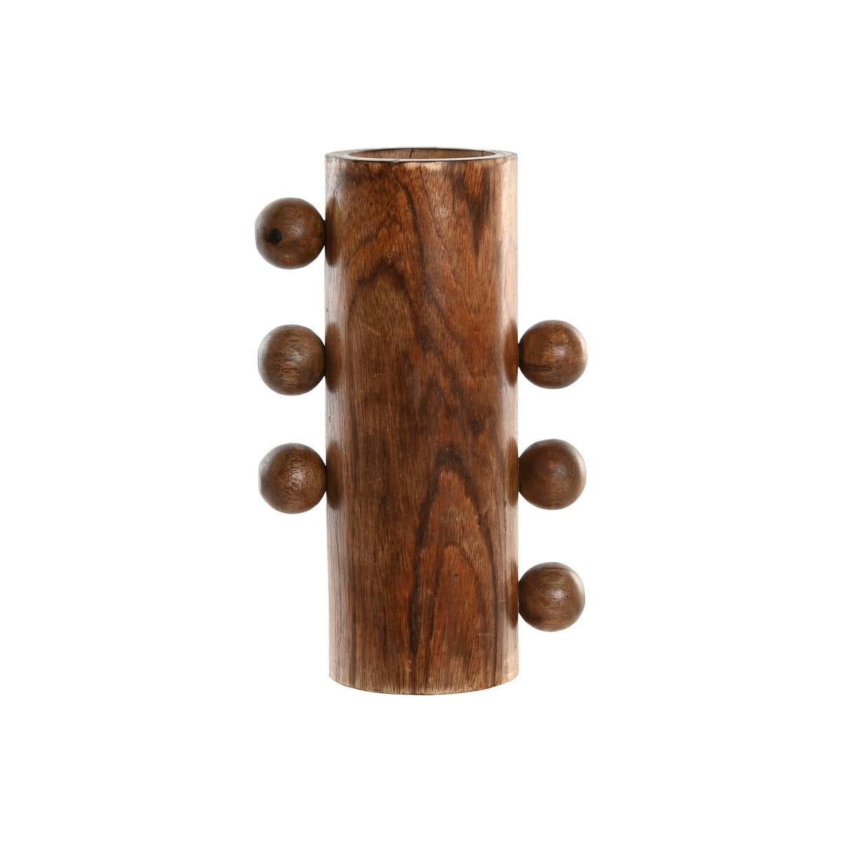 Vase Mango-Holz 10x10x28cm von Home ESPRIT, Seitenansicht