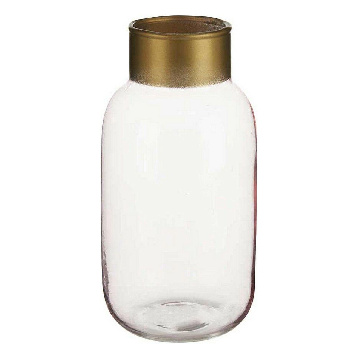 Vase Gift Decor Rosa Gold Glas 11,5cm